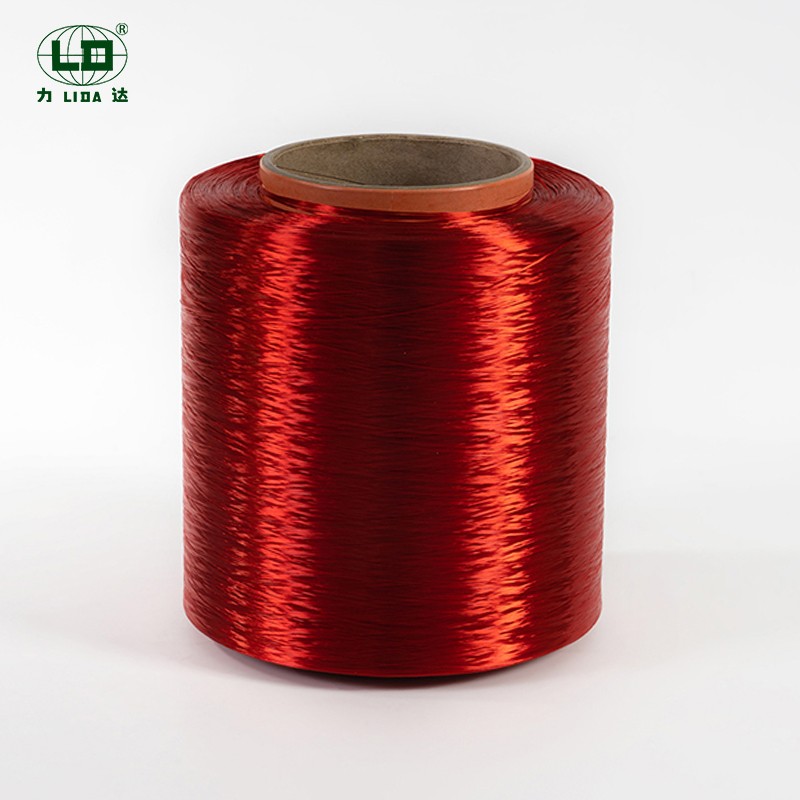 Kekuatan Tinggi Penyusutan Rendah Benang Semi Dull Polyester Filament